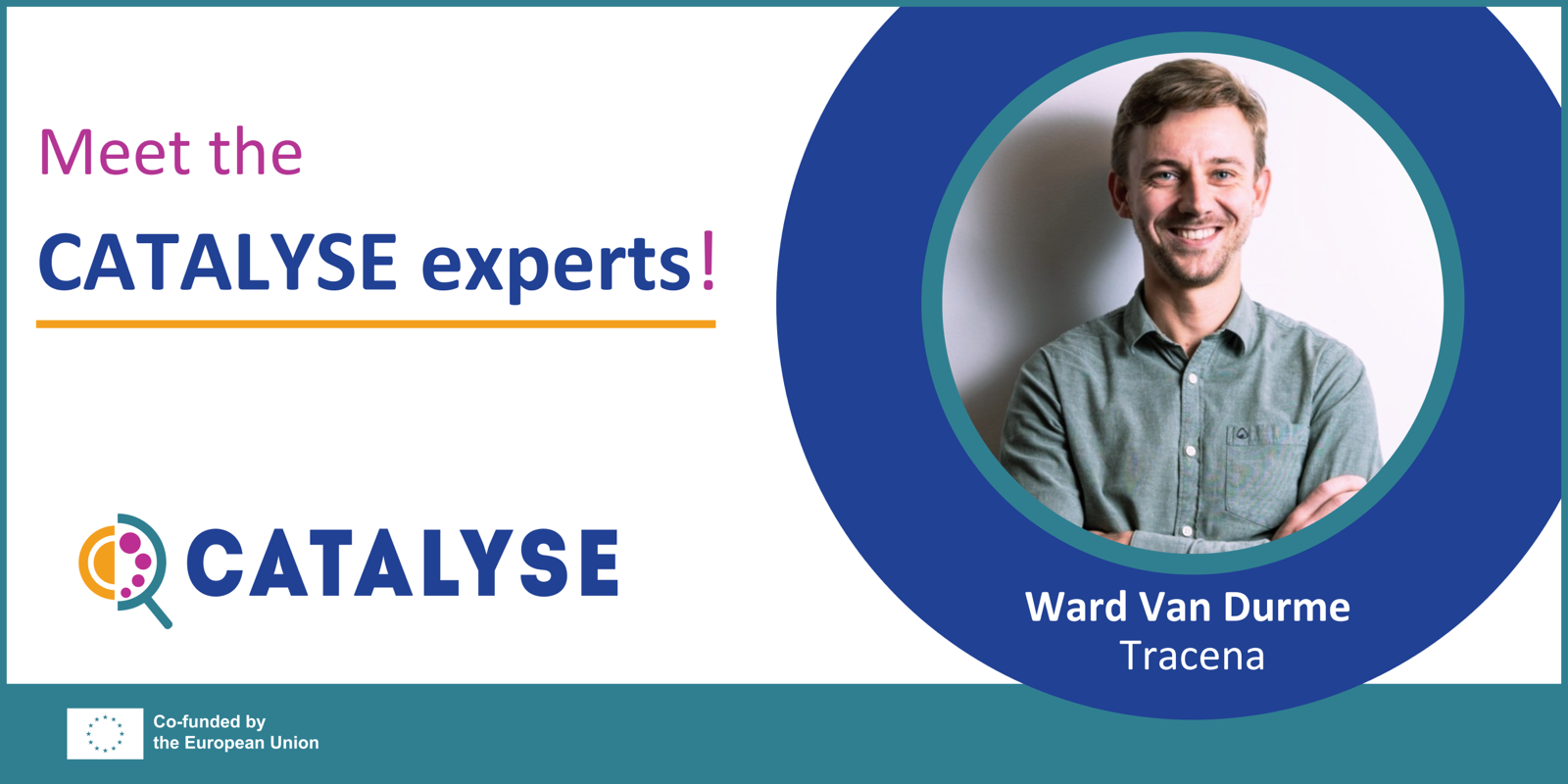 Ward Van Durme te gast in de 'Meet the Experts'-reeks van CATALYSE